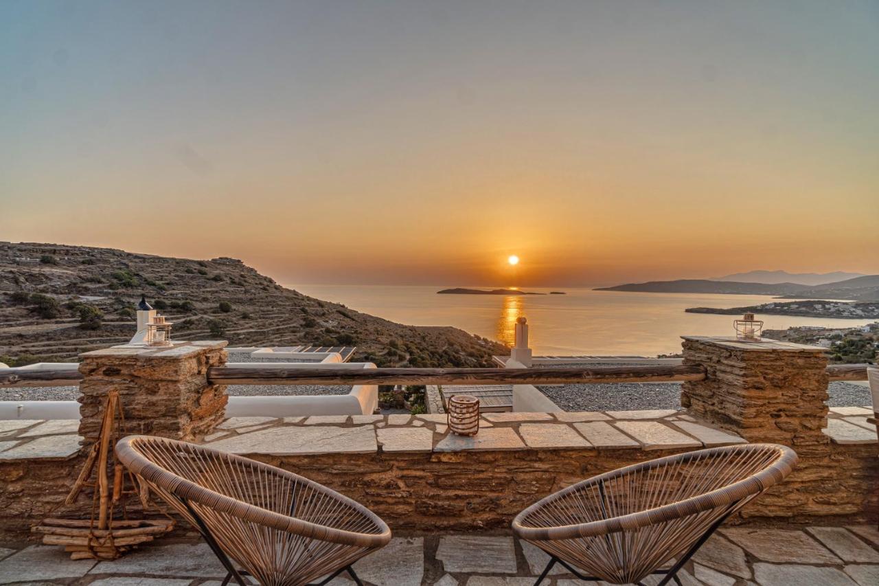 Irida Villa - Sea & Sunset Flats By Explore Andros Batsi  Bagian luar foto