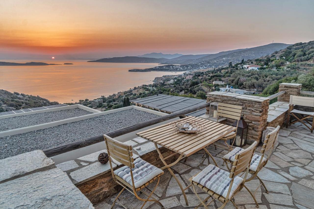 Irida Villa - Sea & Sunset Flats By Explore Andros Batsi  Bagian luar foto